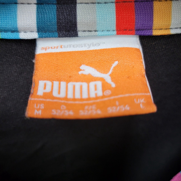 Puma Mens Embroidered Logo Polo Shirt Size Medium Excellent Condition Pre-owned - Picture 5 of 6